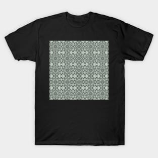 Orchid Mezzotint Intaglio Kaleidoscope pattern 22 T-Shirt